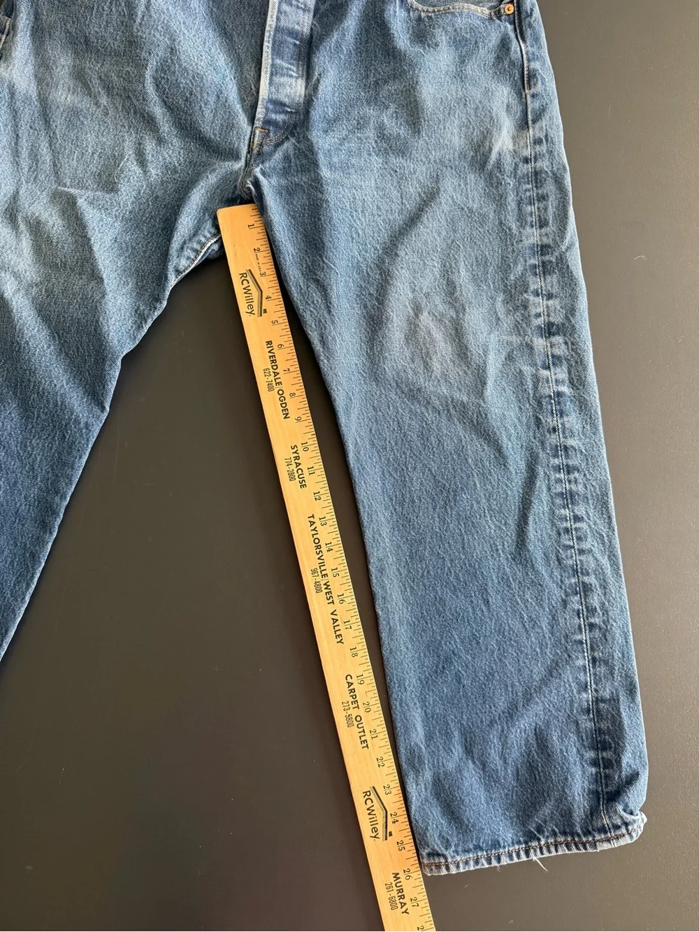 Levi's Men's Straight Leg Blue Denim Jeans